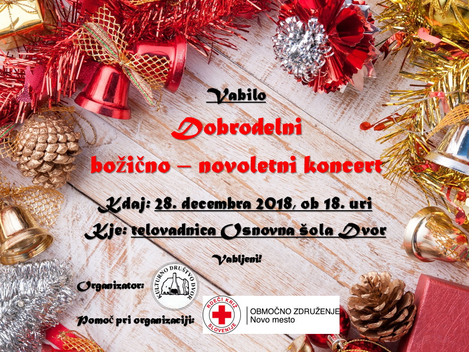 Vabilo: dobrodelni božični koncert