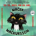 Vabilo: Predstava za otroke, Maček Mačkursson