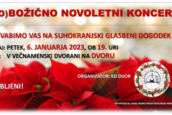 Vabilo: (Po)božično novoletni koncert