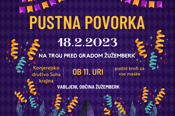 V Žužemberk se vrača pustna povorka