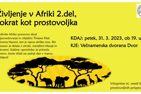 Vabljeni na potopis Življenje v Afriki