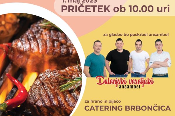 Vabljeni na prvomajsko druženje na Komanci