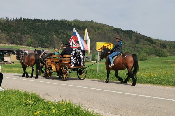 Žegnanje konj v Dobrniču