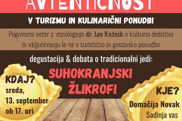 Vabljeni na Suhokranjske žlikrofe