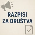Javni razpisi za društva v letu 2025