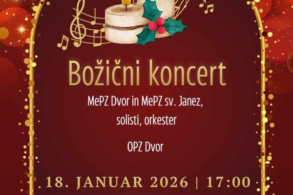 Vabljeni na božični koncert MePZ Dvor in MePZ sv. Janez