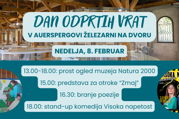 Vabljeni na dan odprtih vrat v Auersepergovi železarni na Dvoru