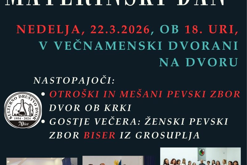 Vabljeni na koncert za materinski dan