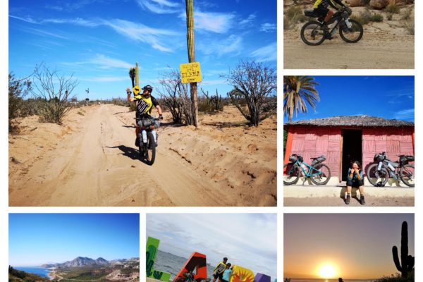 S kolesi čez mehiški Kalifornijski polotok