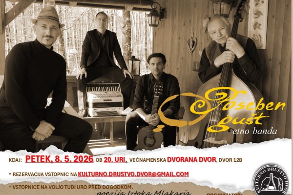 Vabljeni na koncert poezije Iztoka Mlakarja