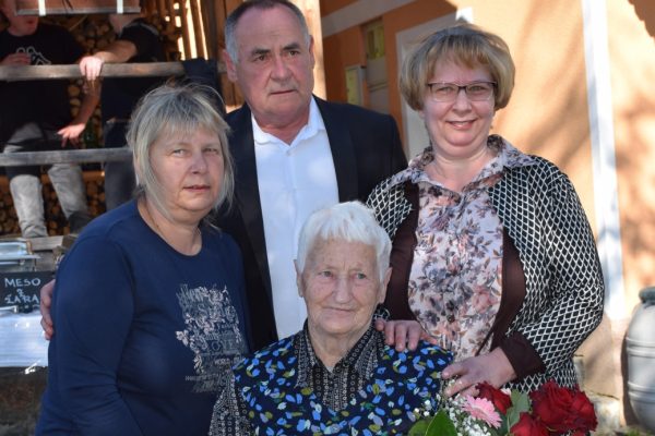 Jožefa Glavič in njenih 90 let